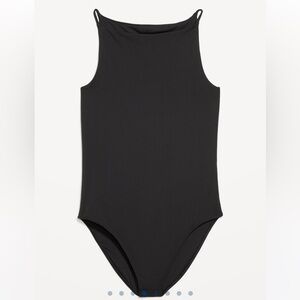 Old Navy Black Bodysuit Timeless Design